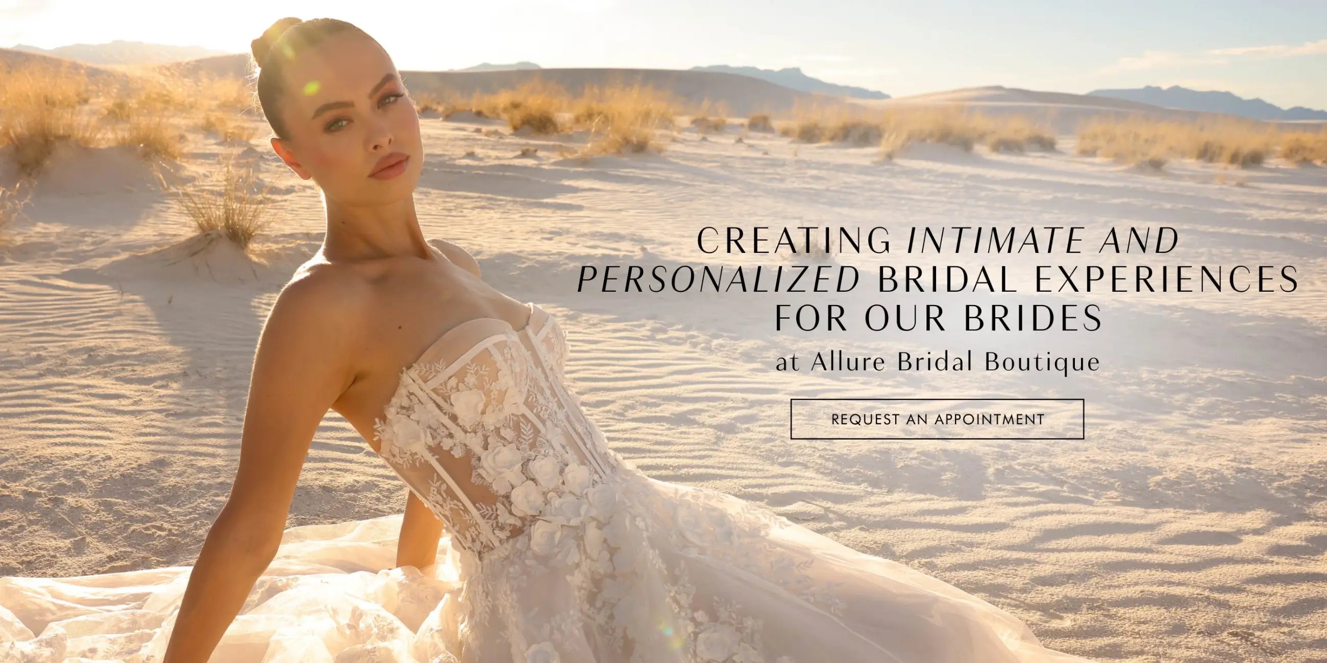 Jimme Huang designs at Allure Bridal Boutique