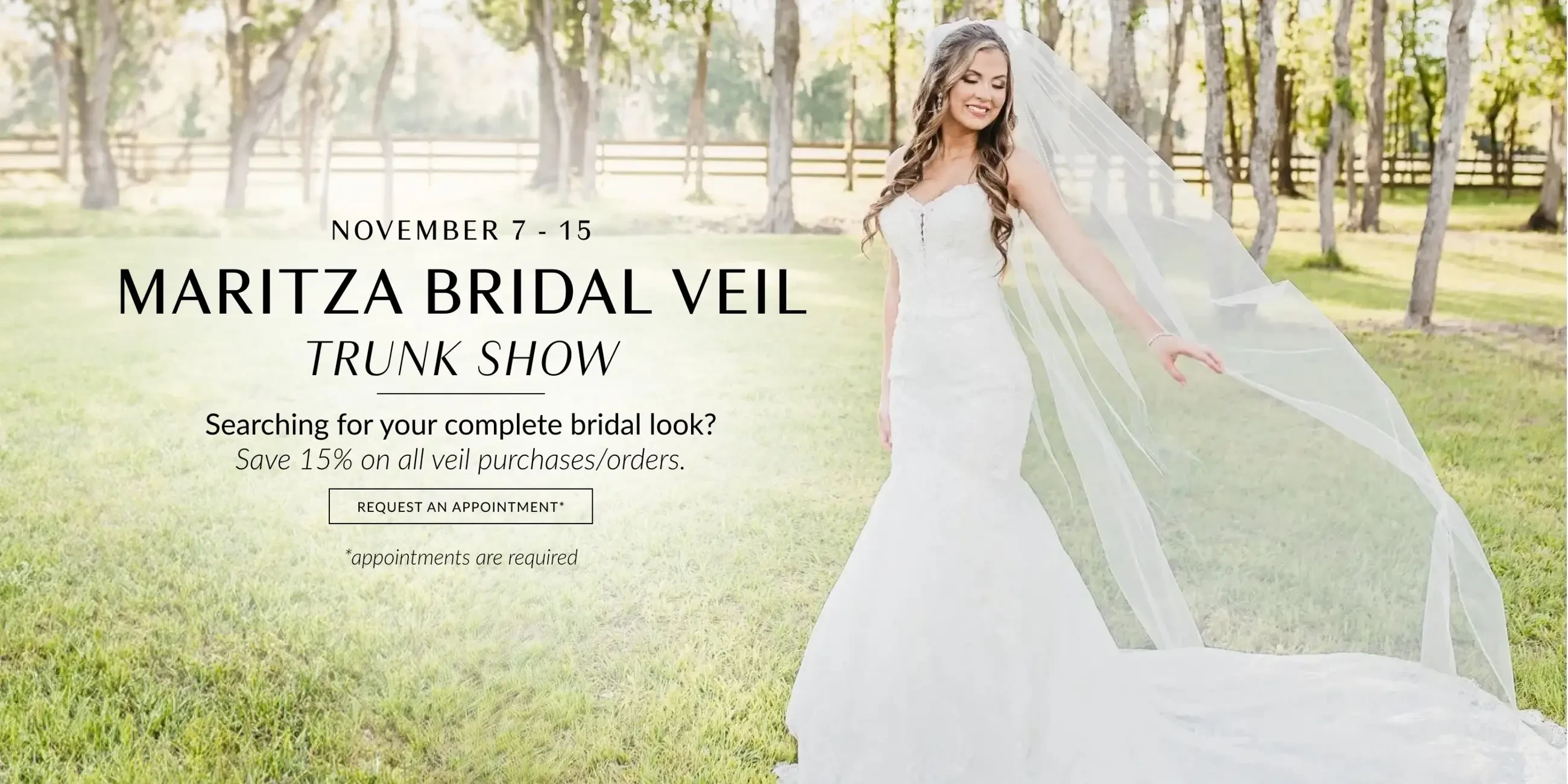 Maritza Bridal Veil event at Allure Bridal Boutique