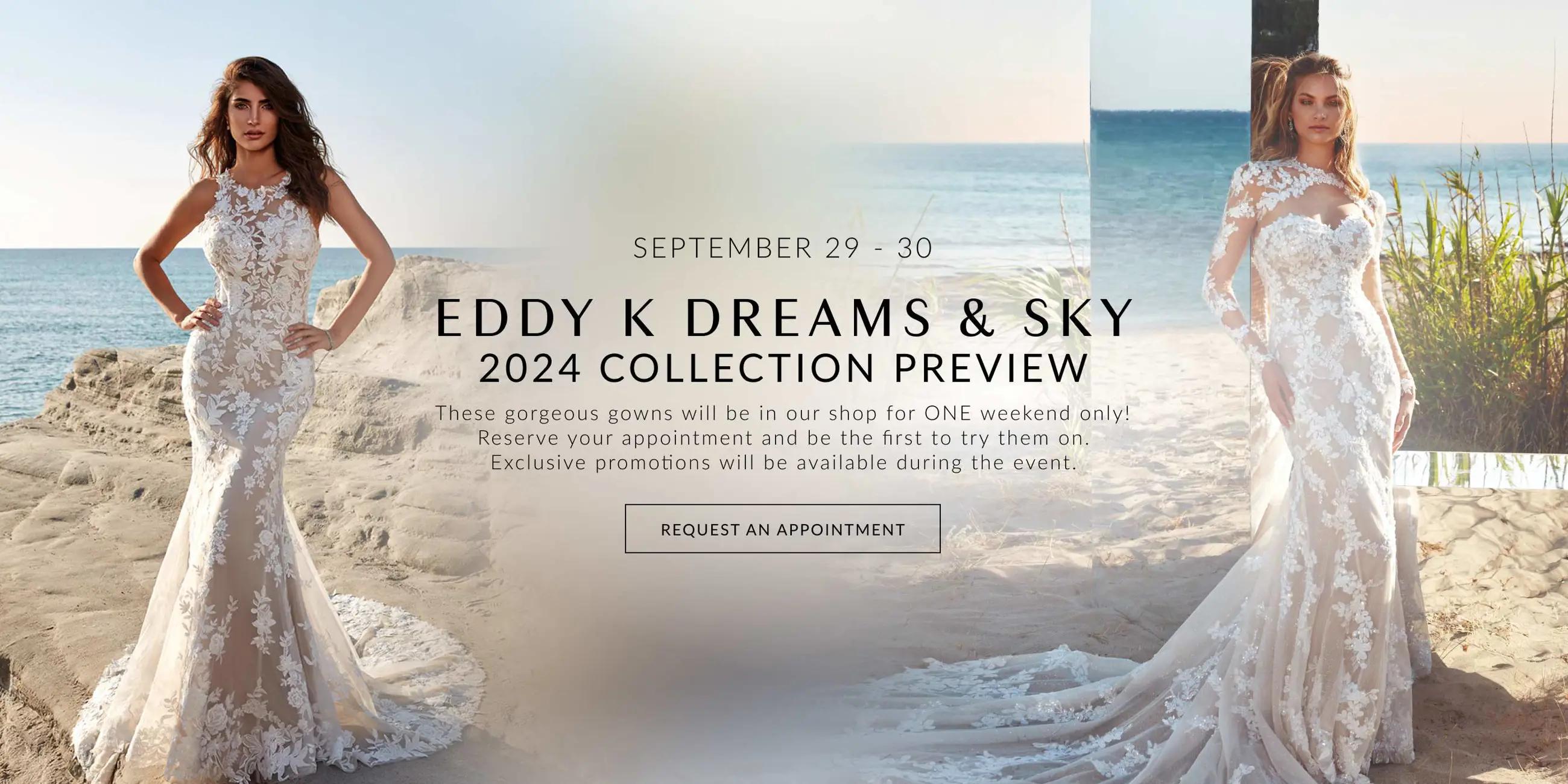 Eddy K Dreams and Sky Trunk Show at Allure Bridal Boutique